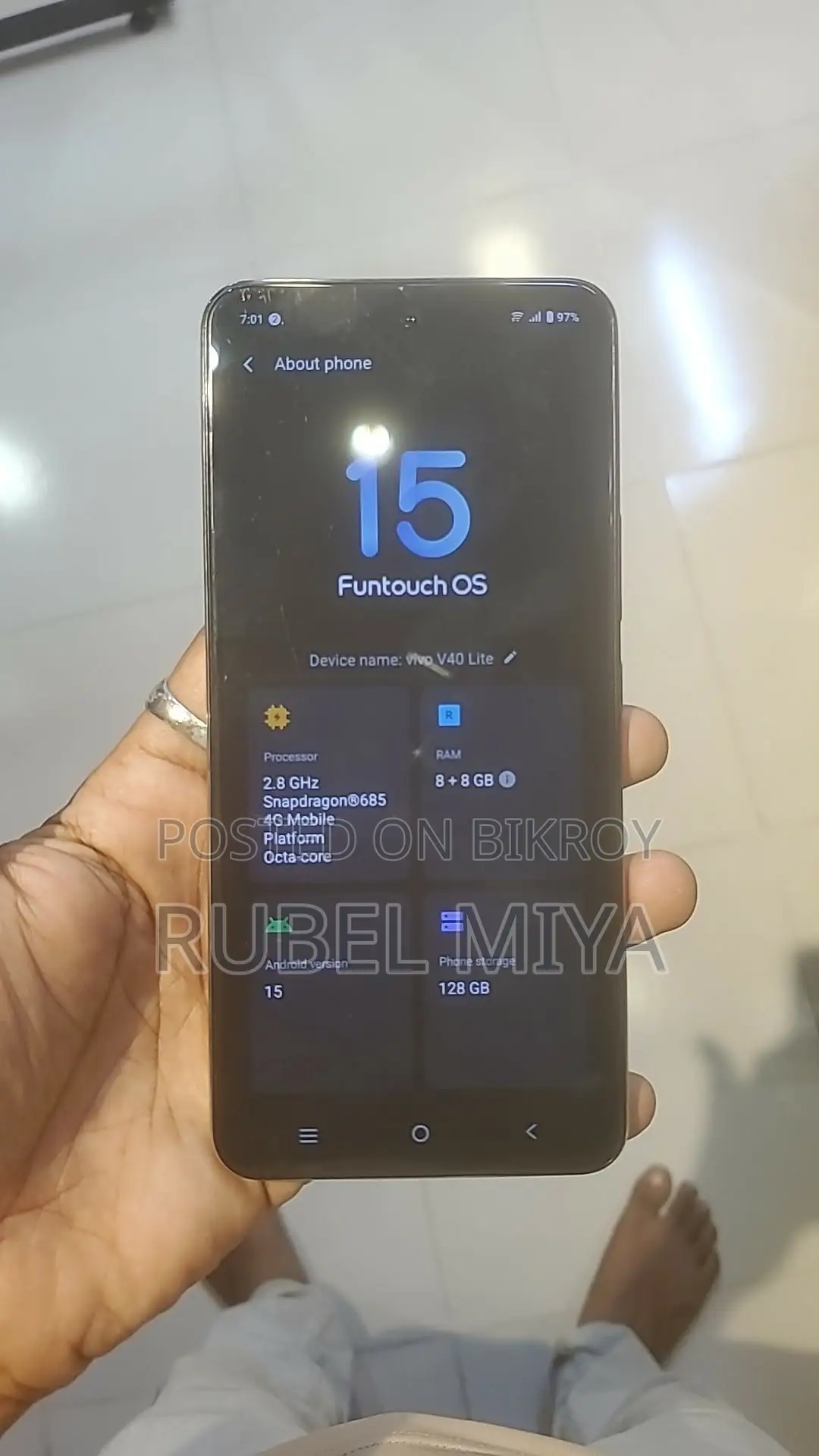 Vivo V40 lite 8/128 (Used)
