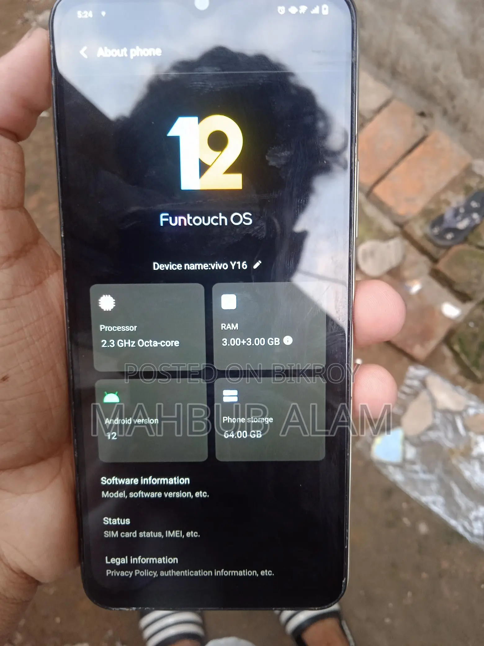 Vivo Y16 2022 (Used)
