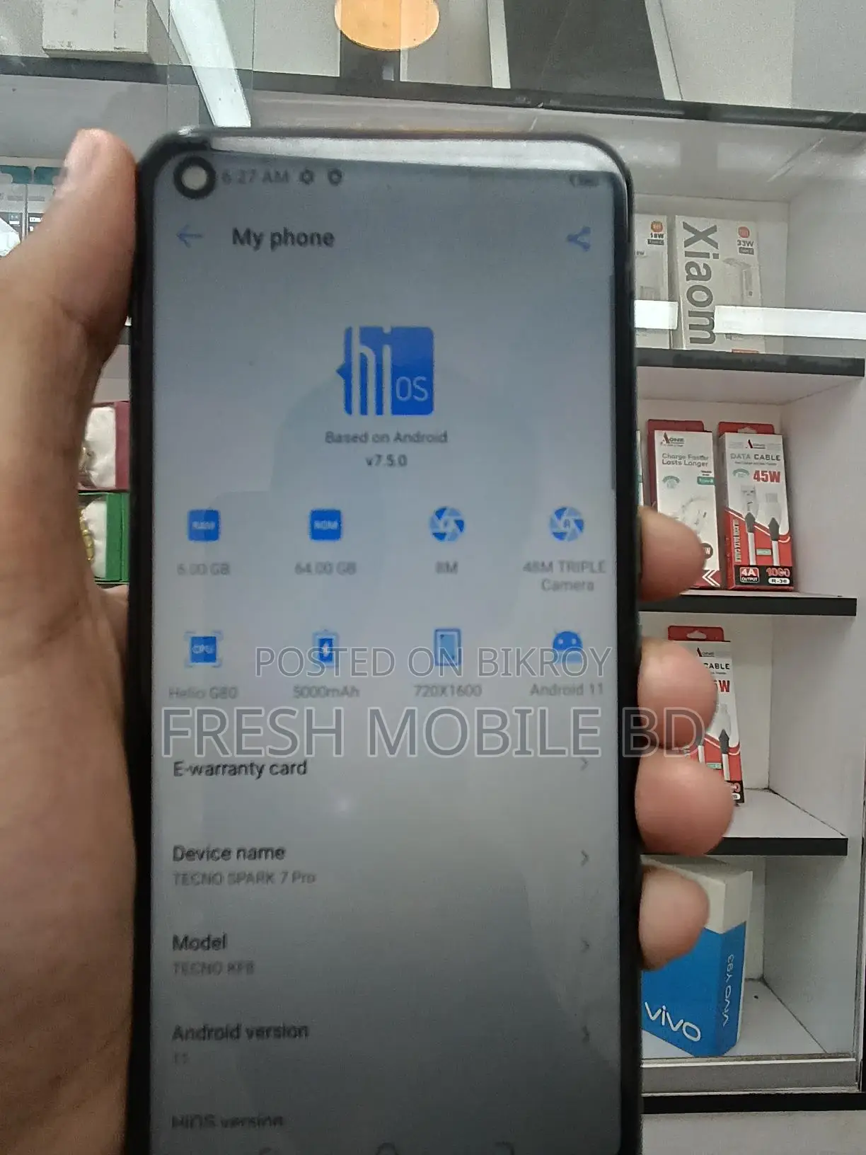 Tecno Spark 7 Pro 6/64 (ব্যবহৃত)