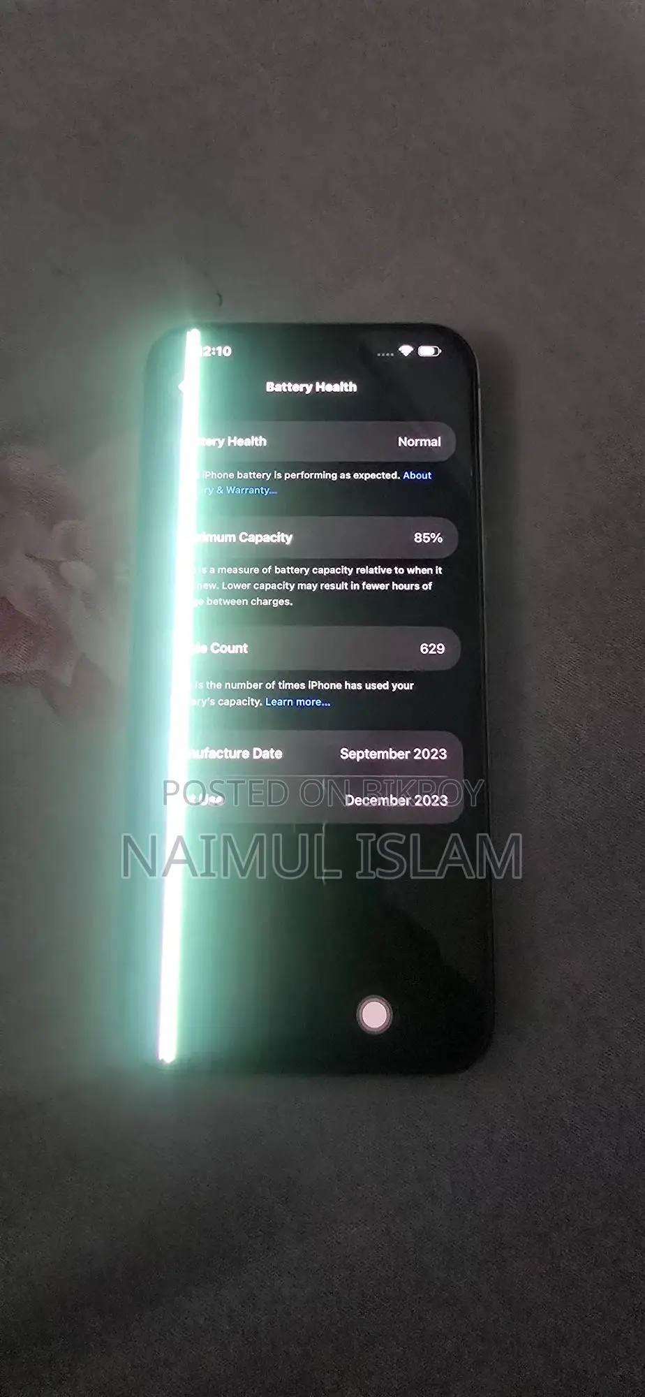 Apple iPhone 15 pro max 256 gb (Used)