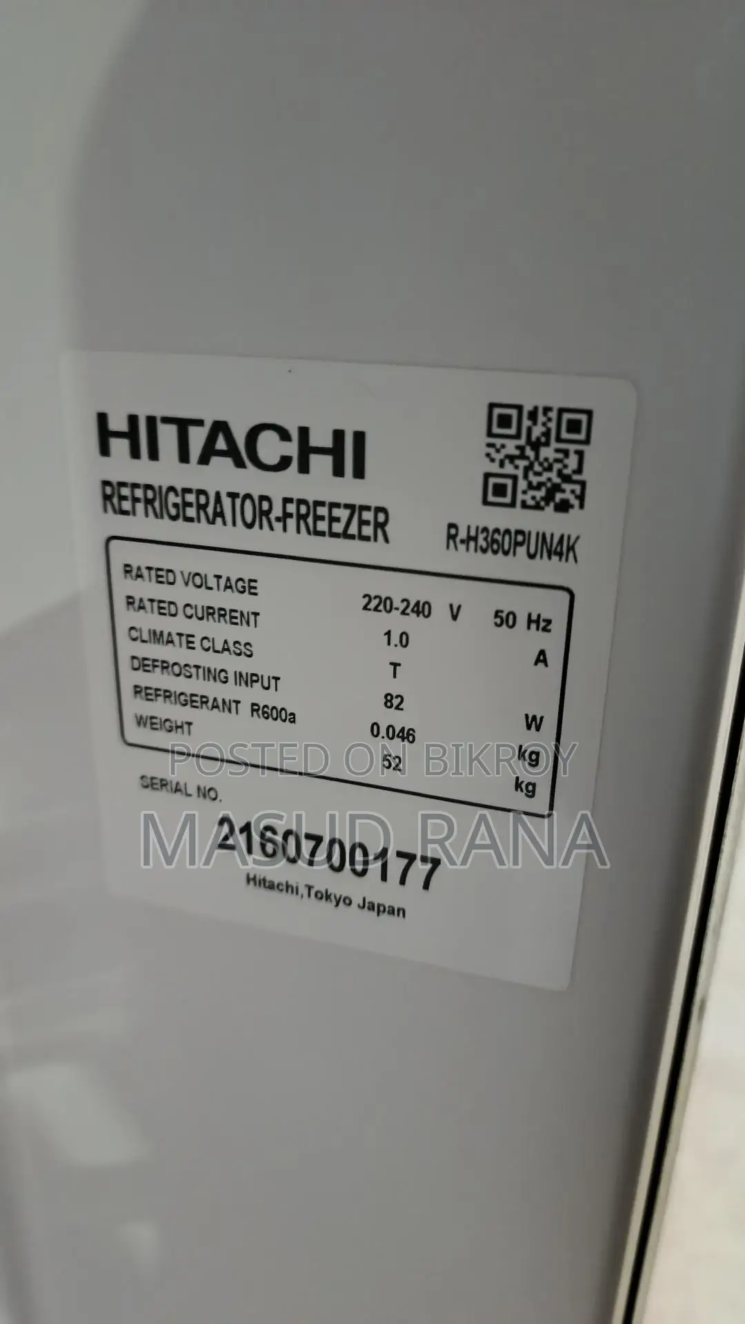 Hitachi REF BY Japan