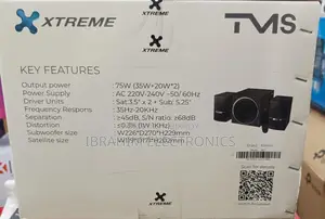 Xtreme speaker TMS 2.1 - 75W AC/DC