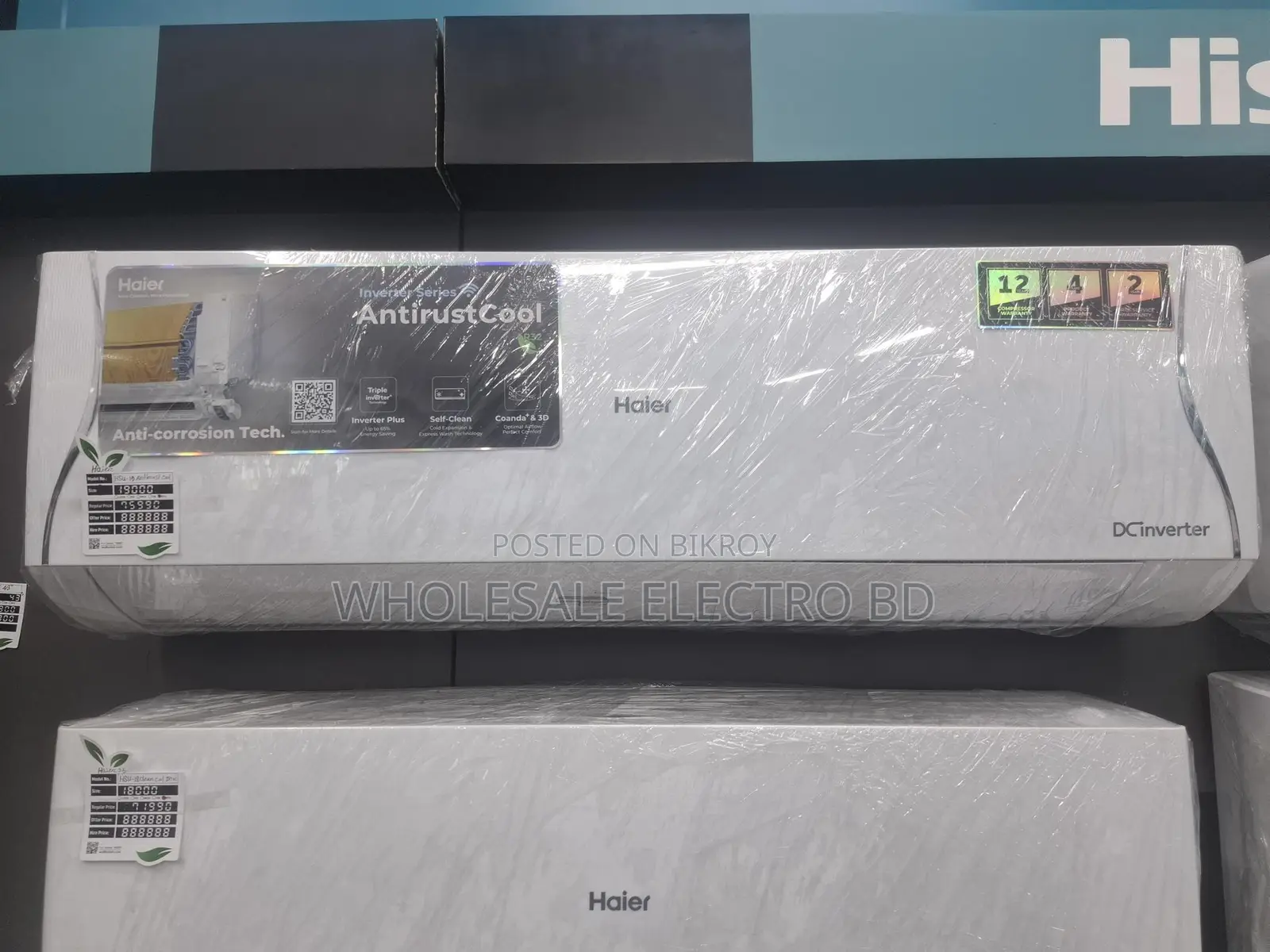 Haier 1.5 Ton CleanCool DC Inverter AC