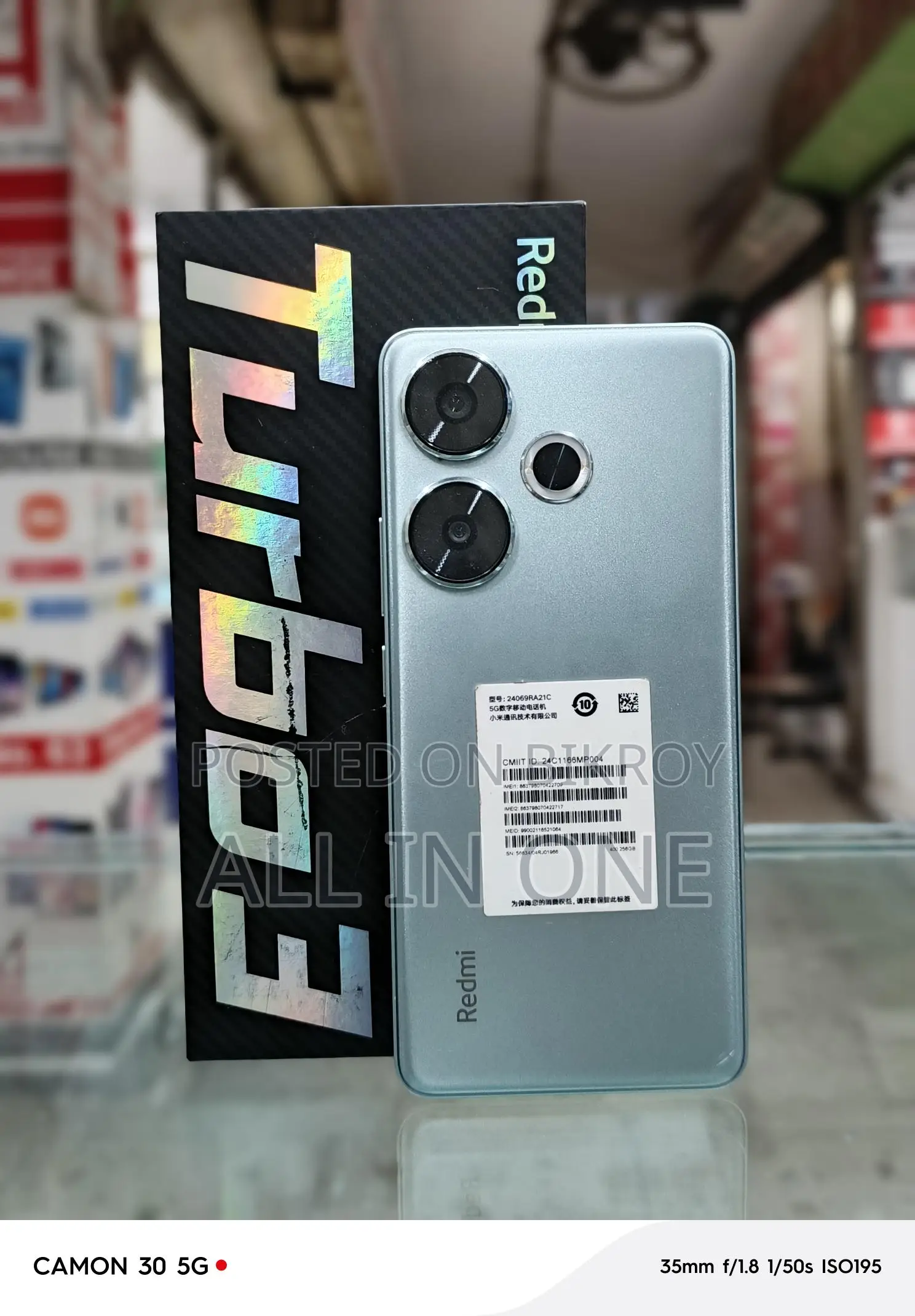 Xiaomi Redmi Turbo 3 12-256 GB (Used)