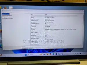 HP EliteBook RAM:8GB Storage:238 Processor: AMD Ryzen 5 PRO 5650U