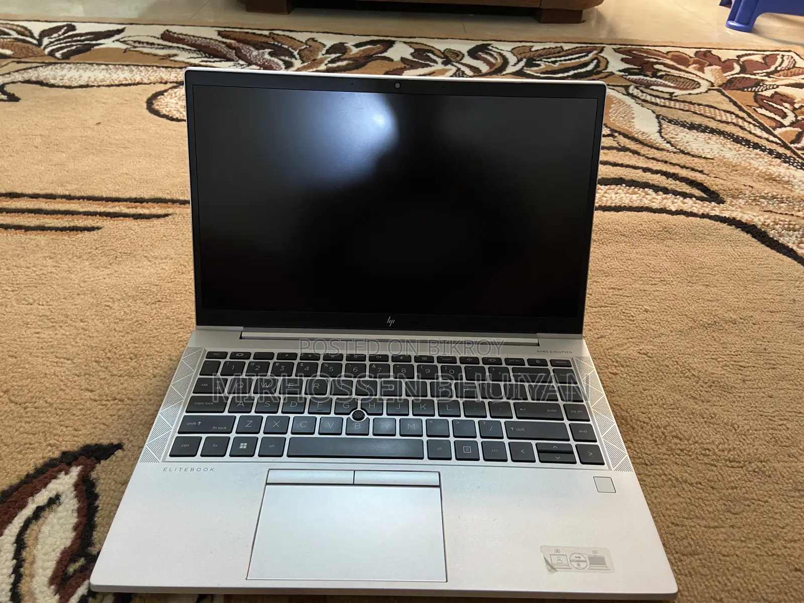 HP EliteBook RAM:8GB Storage:238 Processor: AMD Ryzen 5 PRO 5650U