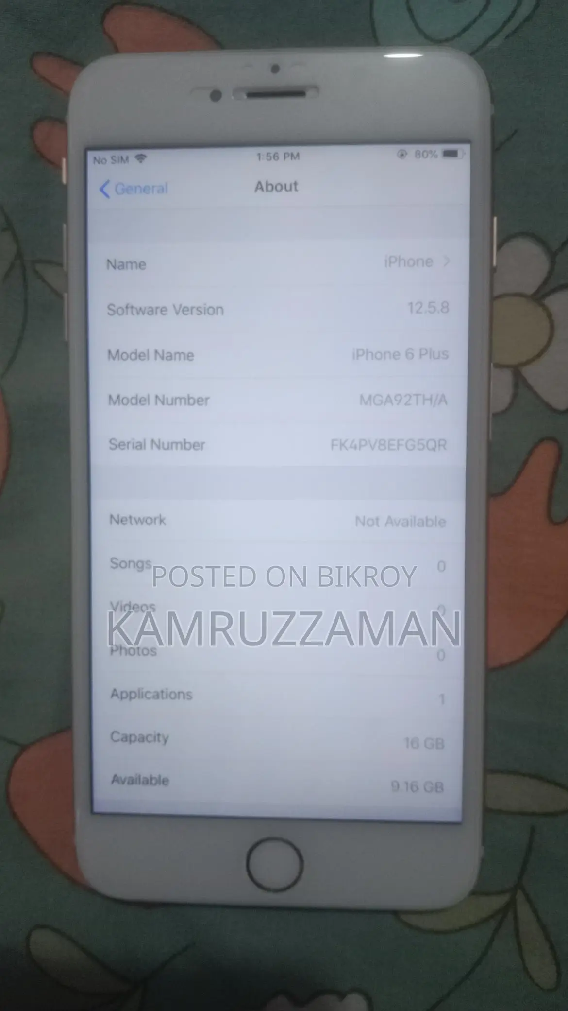 Apple iPhone 6 Plus 16 GB Gold