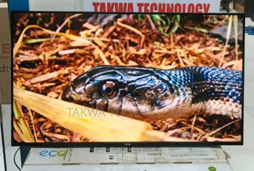 Haier-43" Inch 4K Smart Android TV Frameless Voice Control QLED