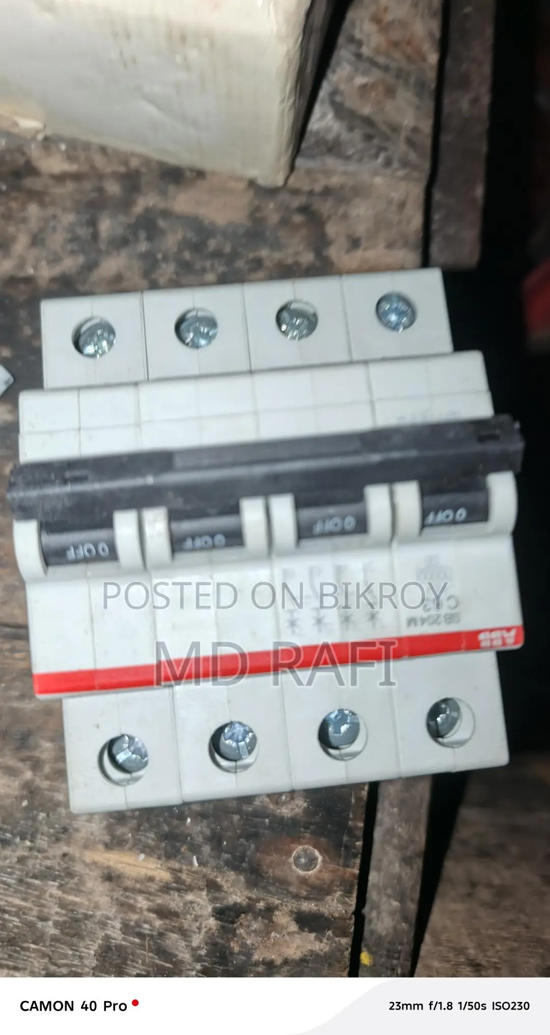 Abb Original Circuit Breaker New 63a/440v
