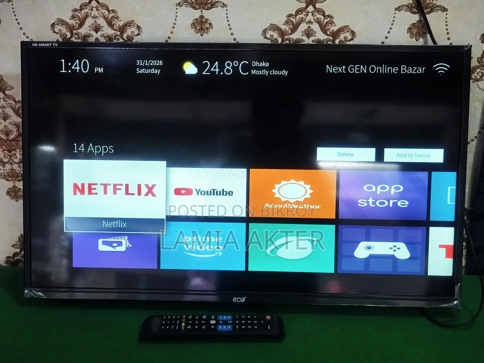 Eco+ 32" Smart LED TV with Replacement Guarantee