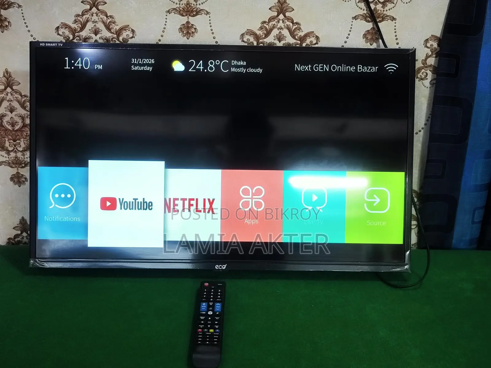 Eco+ 32" Smart LED TV with Replacement Guarantee