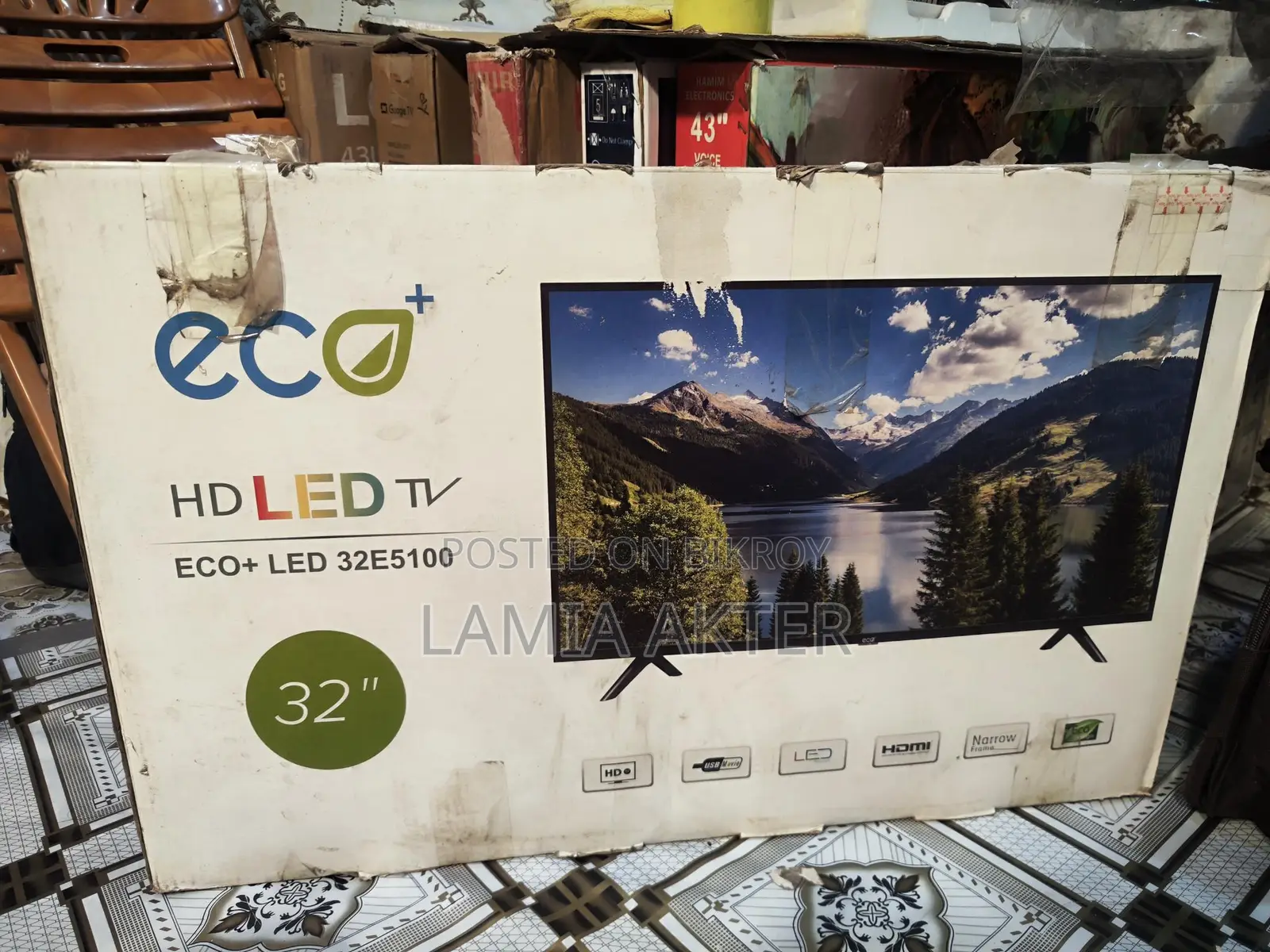 Eco+ 32" Smart LED TV with Replacement Guarantee