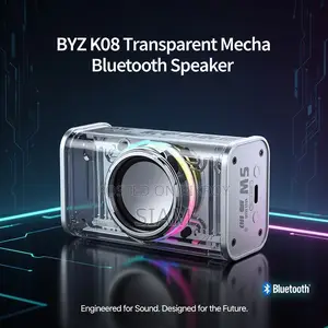 BYZ K08 Transparent Mecha Bluetooth Speaker