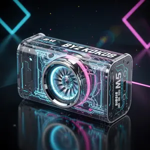 BYZ K08 Transparent Mecha Bluetooth Speaker
