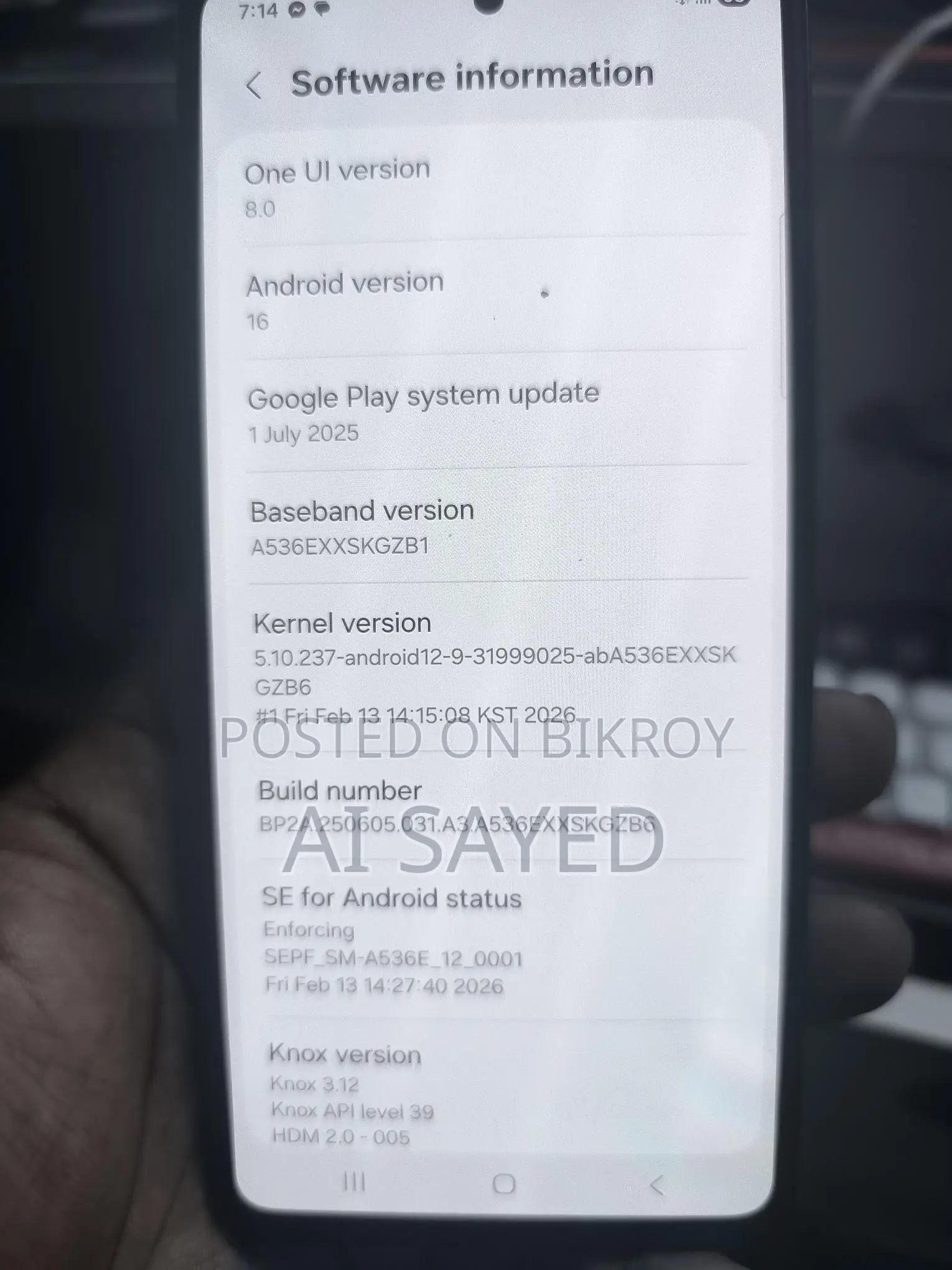 Samsung Galaxy A53 . (Used)