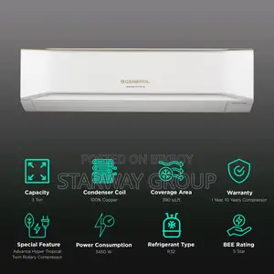 ASGG36CETA-B || General Brand 3.0 Ton Split AC (Inverter) in BD.