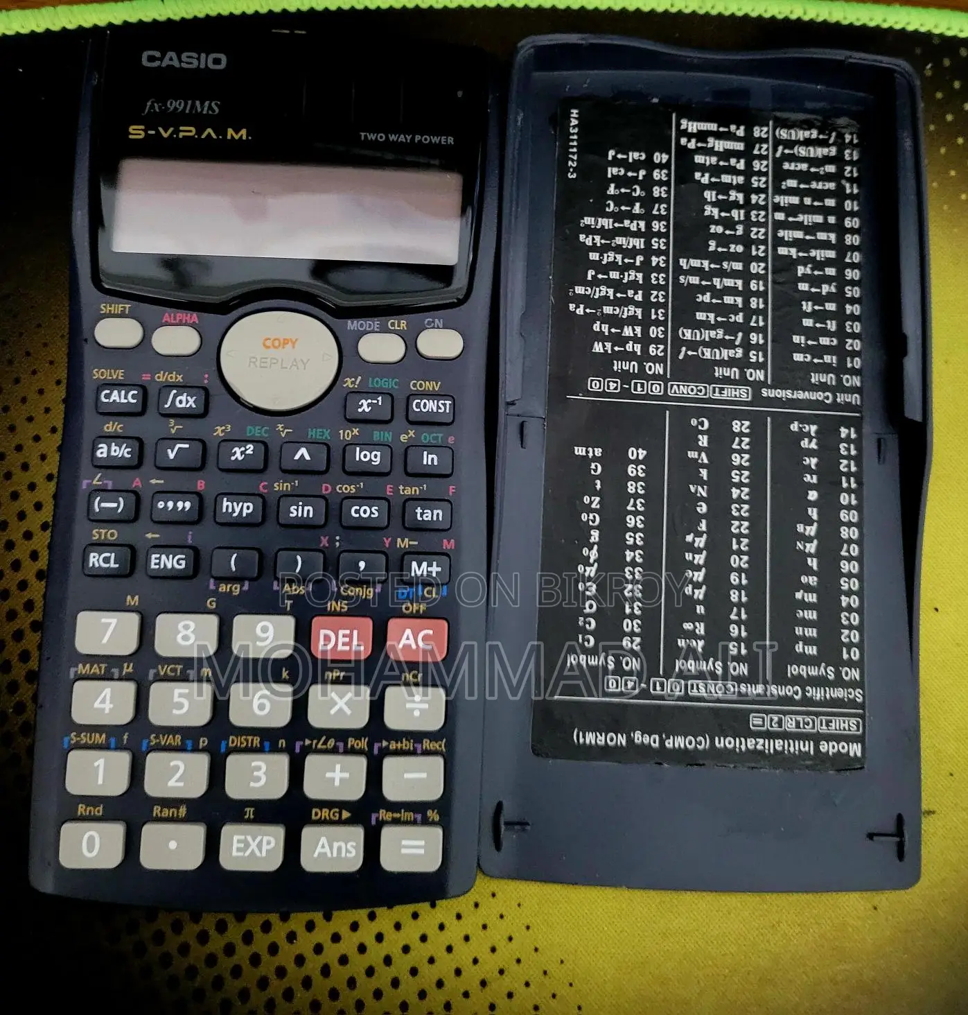Casio Scientific Calculator Fx-991ms