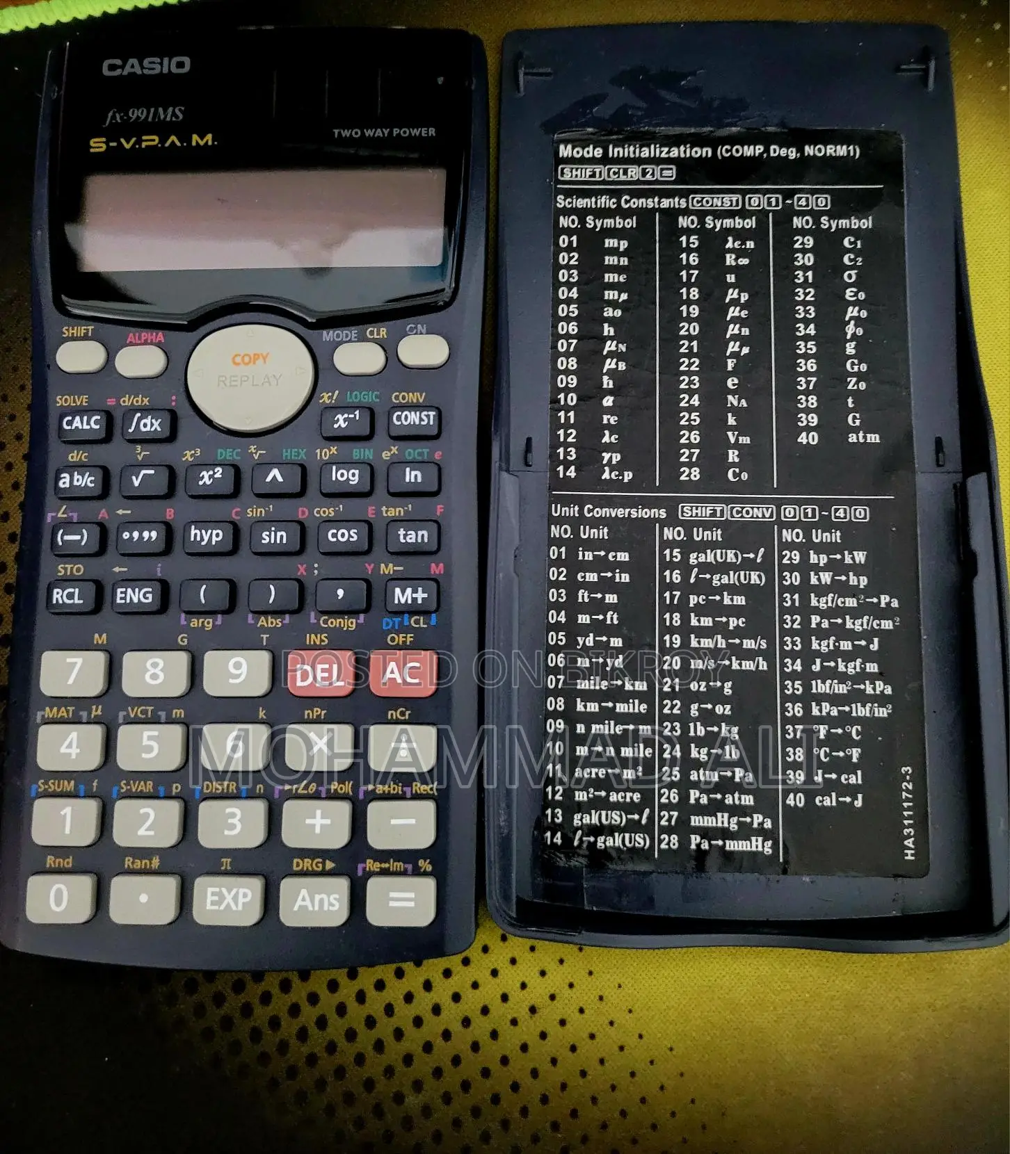 Casio Scientific Calculator Fx-991ms