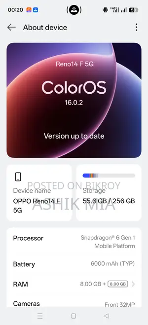 OPPO Reno 14F 5G (Used)