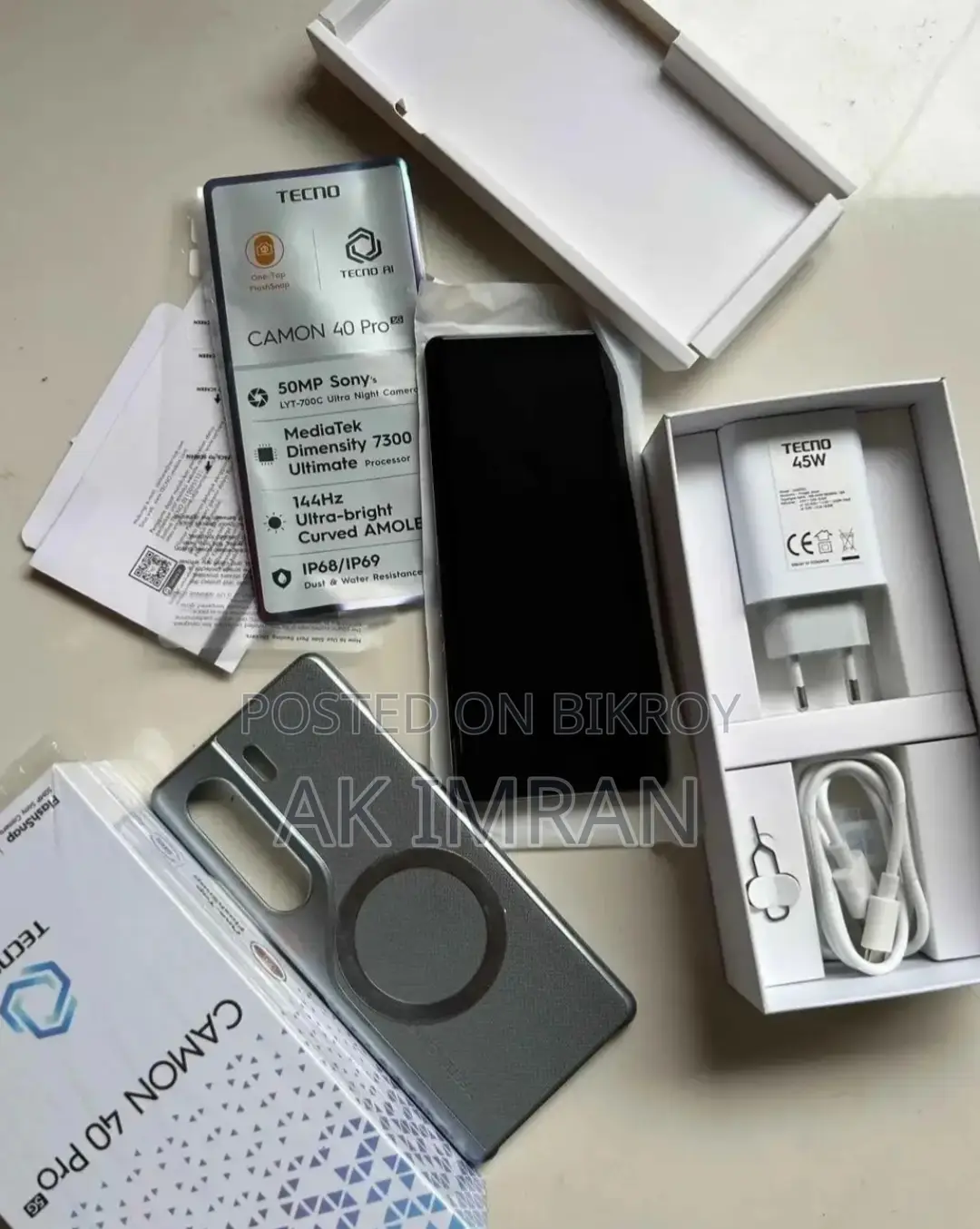 Tecno Cemon 40 Pro . (Used)