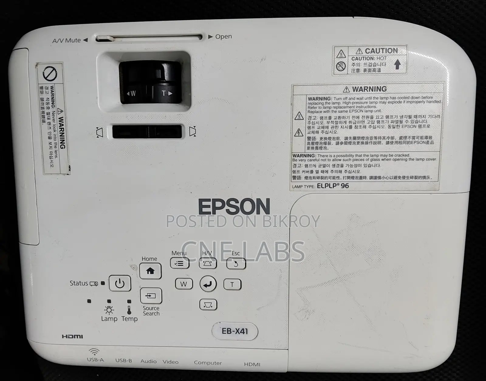 EPSON EB-X41 3LCD 3600 Lumens Projector