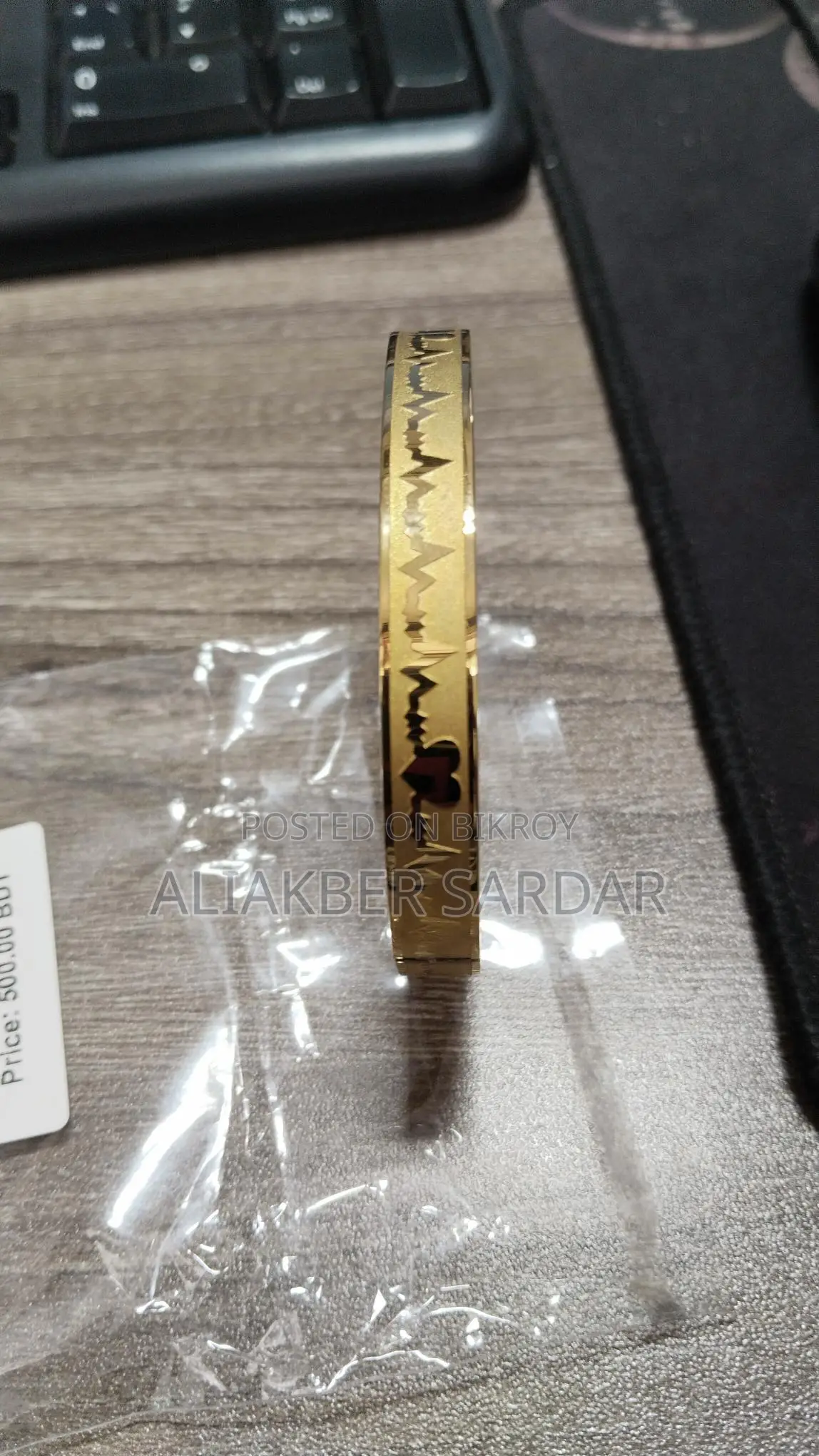 Men's Bracelet Golden Color
