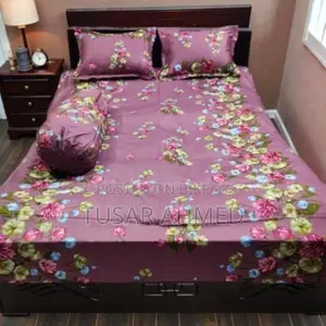 Twill Cotton Bed Sheet (4-Piece Set)