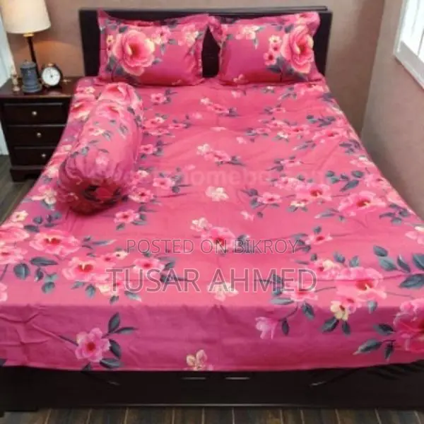 Twill Cotton Bed Sheet (4-Piece Set)