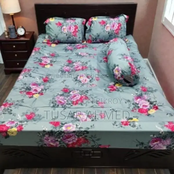 Twill Cotton Bed Sheet (4-Piece Set)