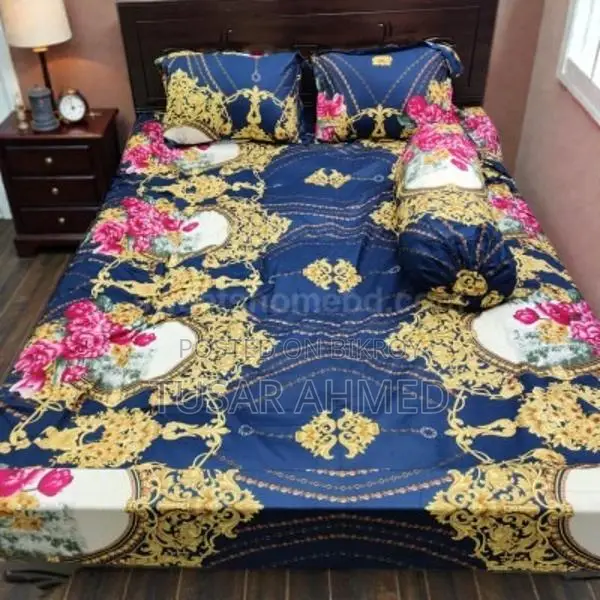 Twill Cotton Bed Sheet (4-Piece Set)