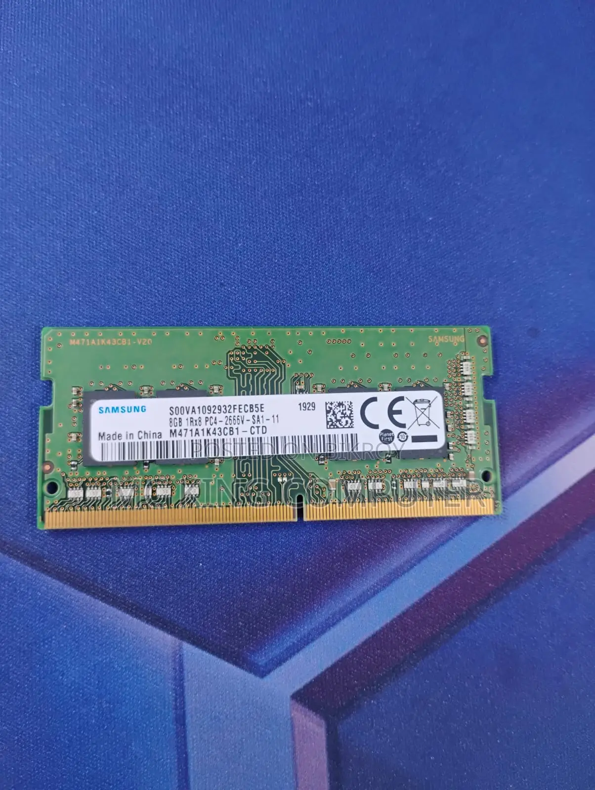Samsung 8GB DDR4 Laptop RAM, 2666SB