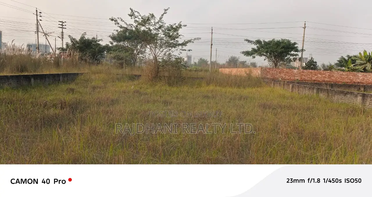 5 Katha Corner Plot for Sale, N-EX Block, Bashundhara Residential.