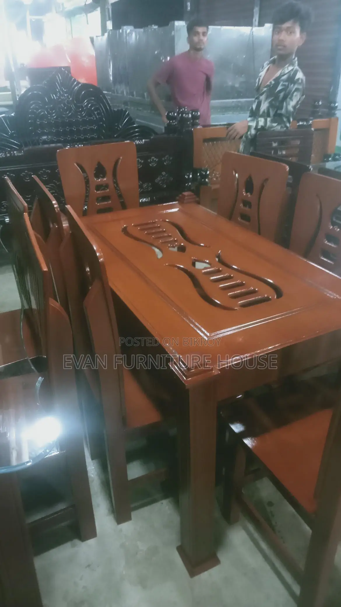 মালয়েশিয়ার প্রসেসিং উডের ডাইনিং টেবিল
