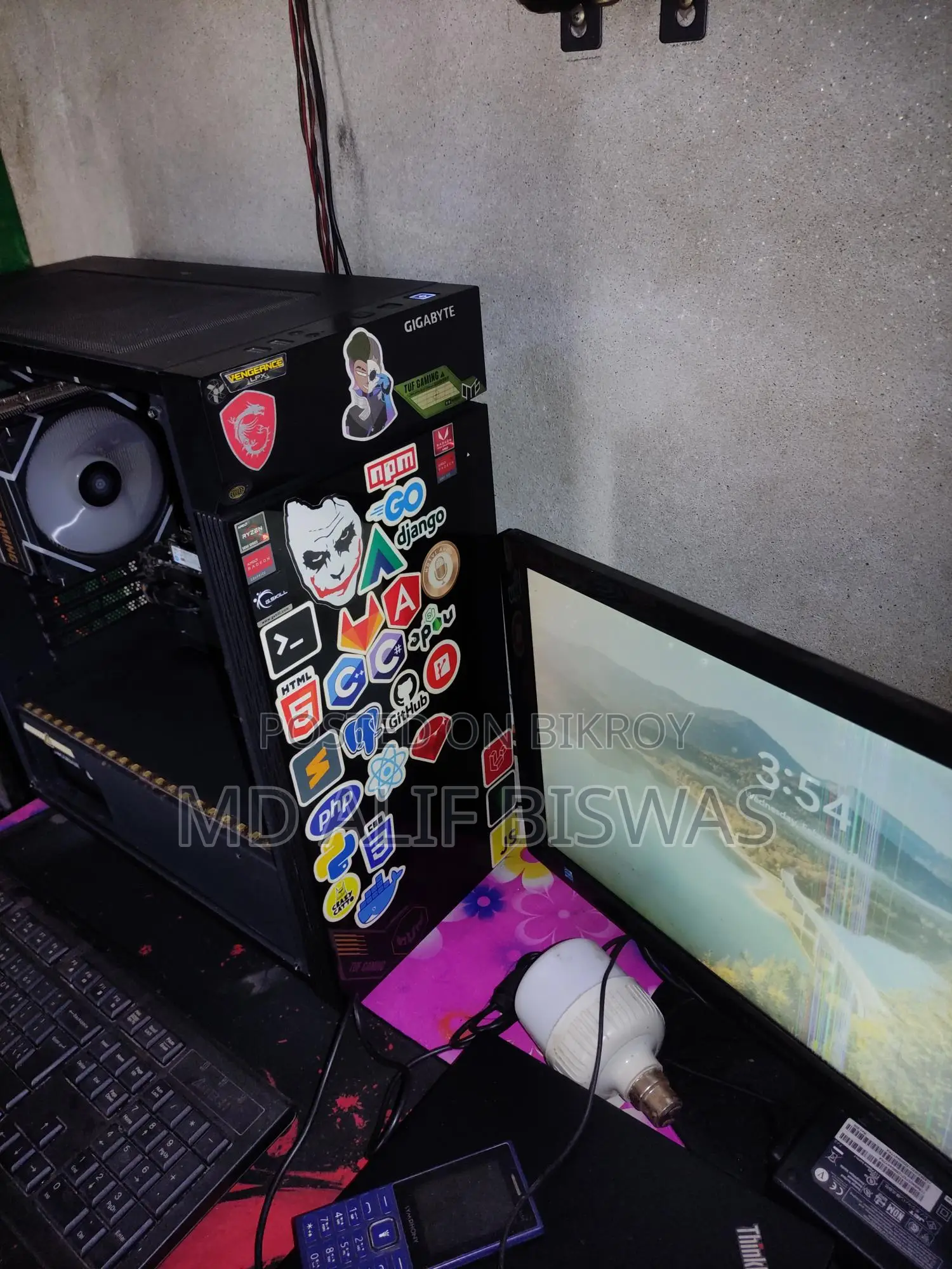 Ryzen 5 3400 G Msi B450m Morter Max 16 Gb Ram