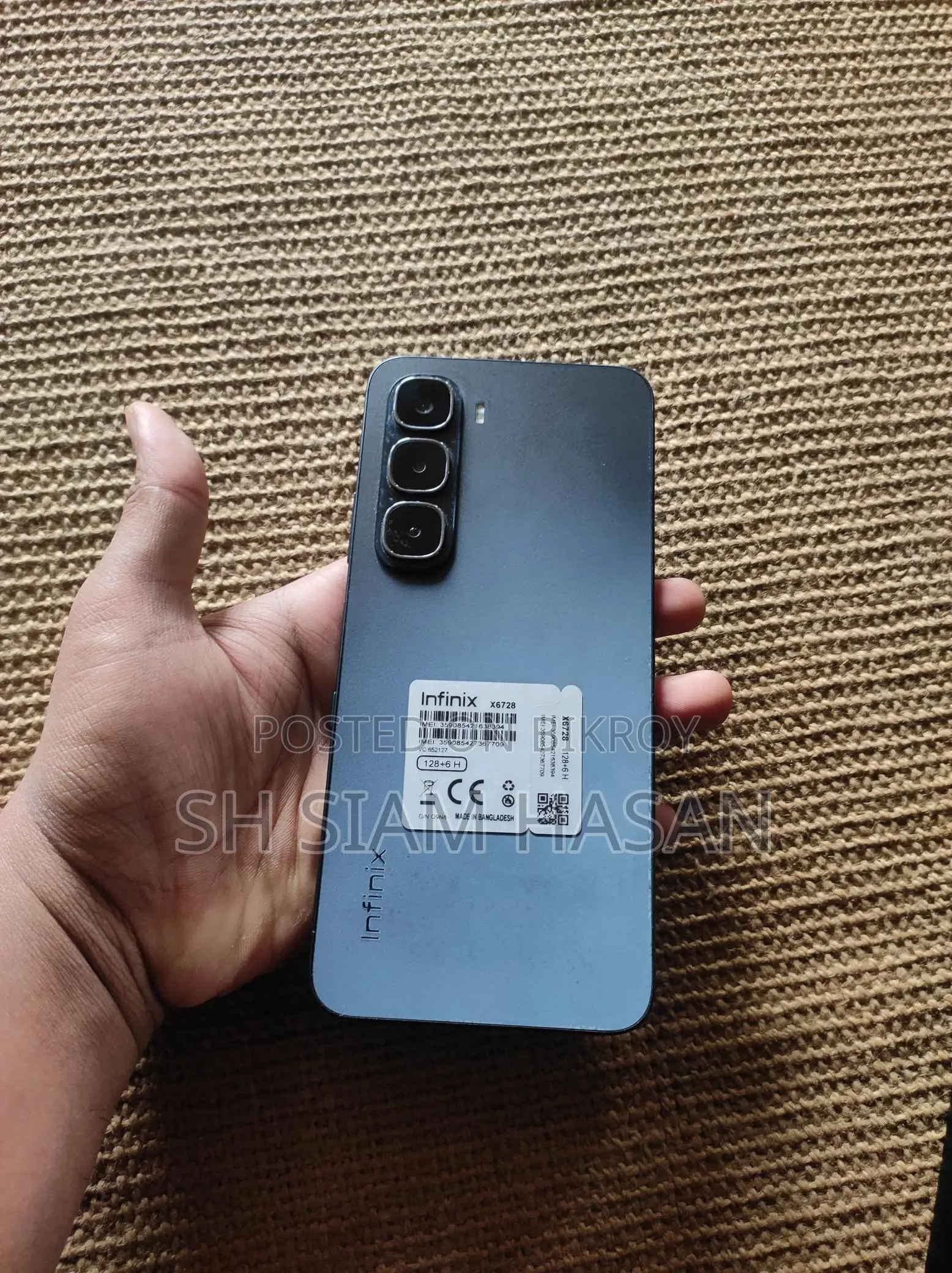 Infinix Hot 60i 6GB/128GB (Used)
