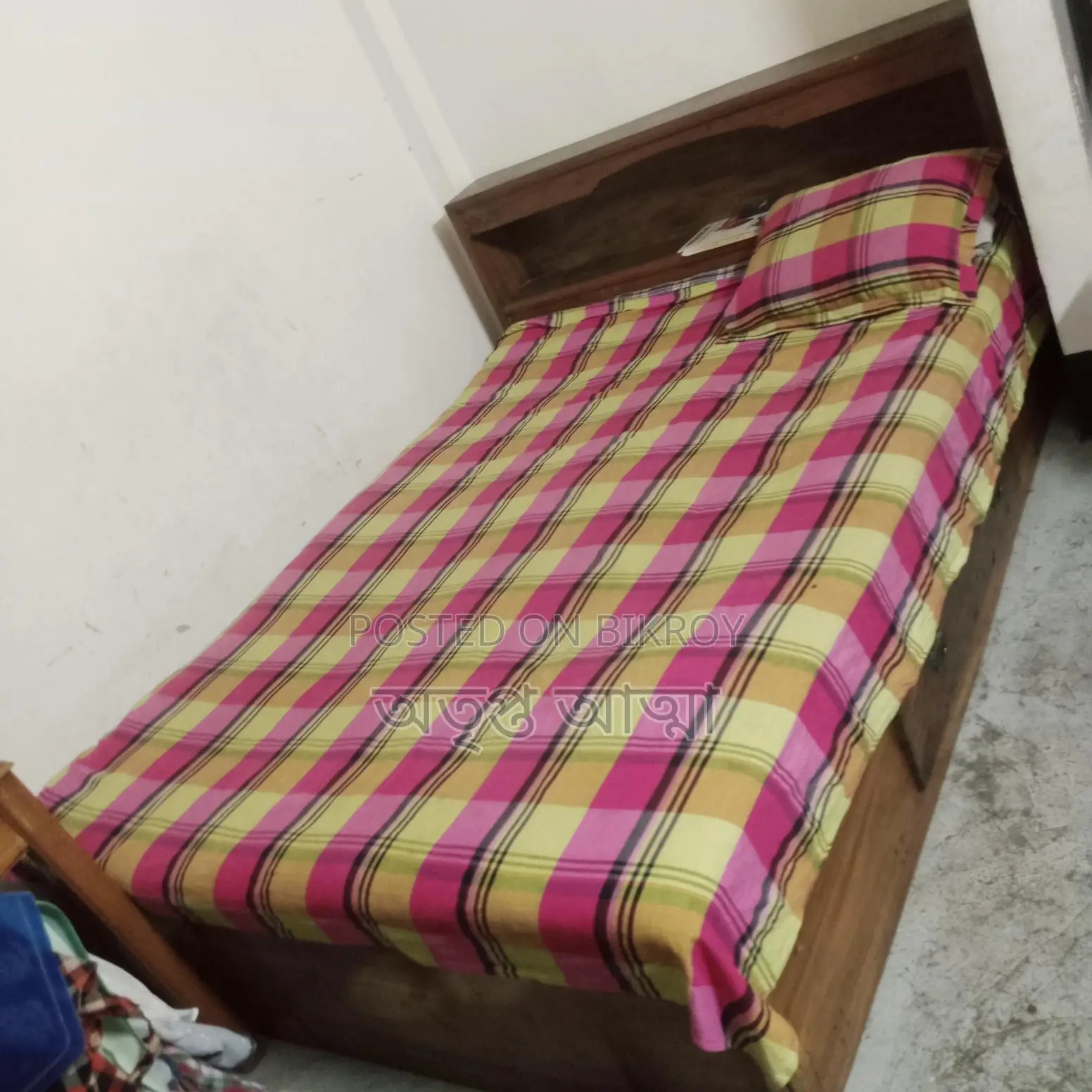 Teak Wood Box Bed