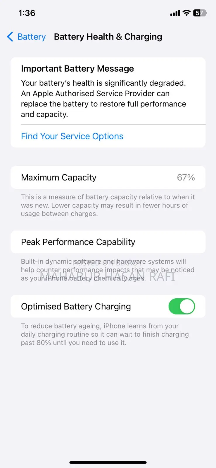 Apple iPhone 11 . (Used)