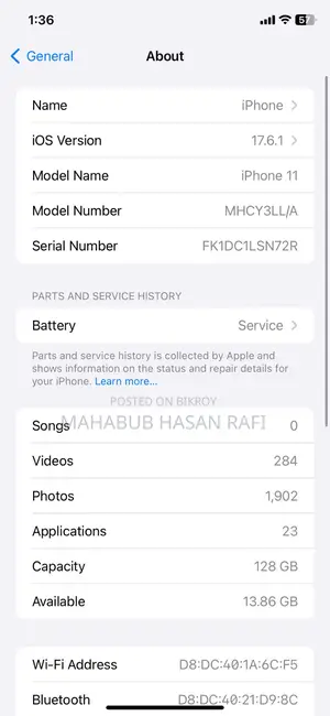 Apple iPhone 11 . (Used)