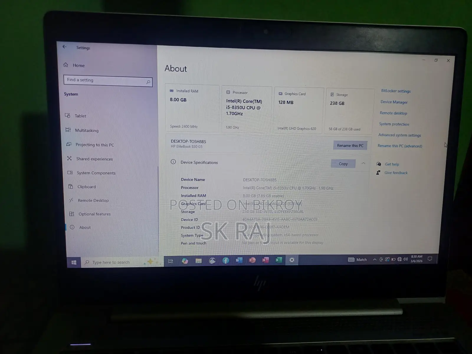 HP Laptop Core i5