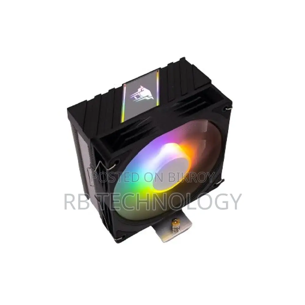 Jungle Leopard K400 RGB White & Black CPU Cooler Fan