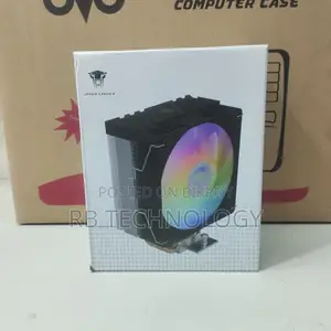 Jungle Leopard K400 RGB White & Black CPU Cooler Fan