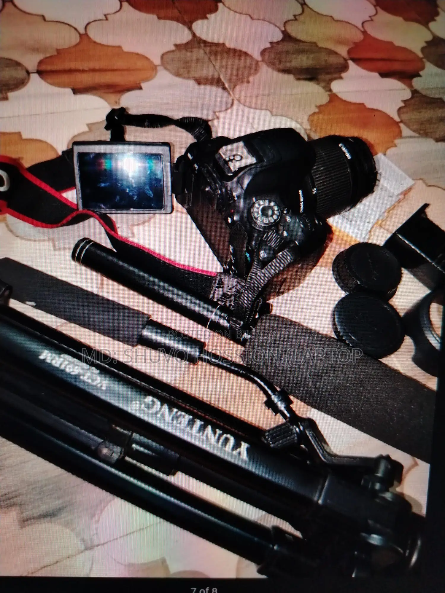 Canon 700d with 55mm kit lens. Used Fresh Condition.