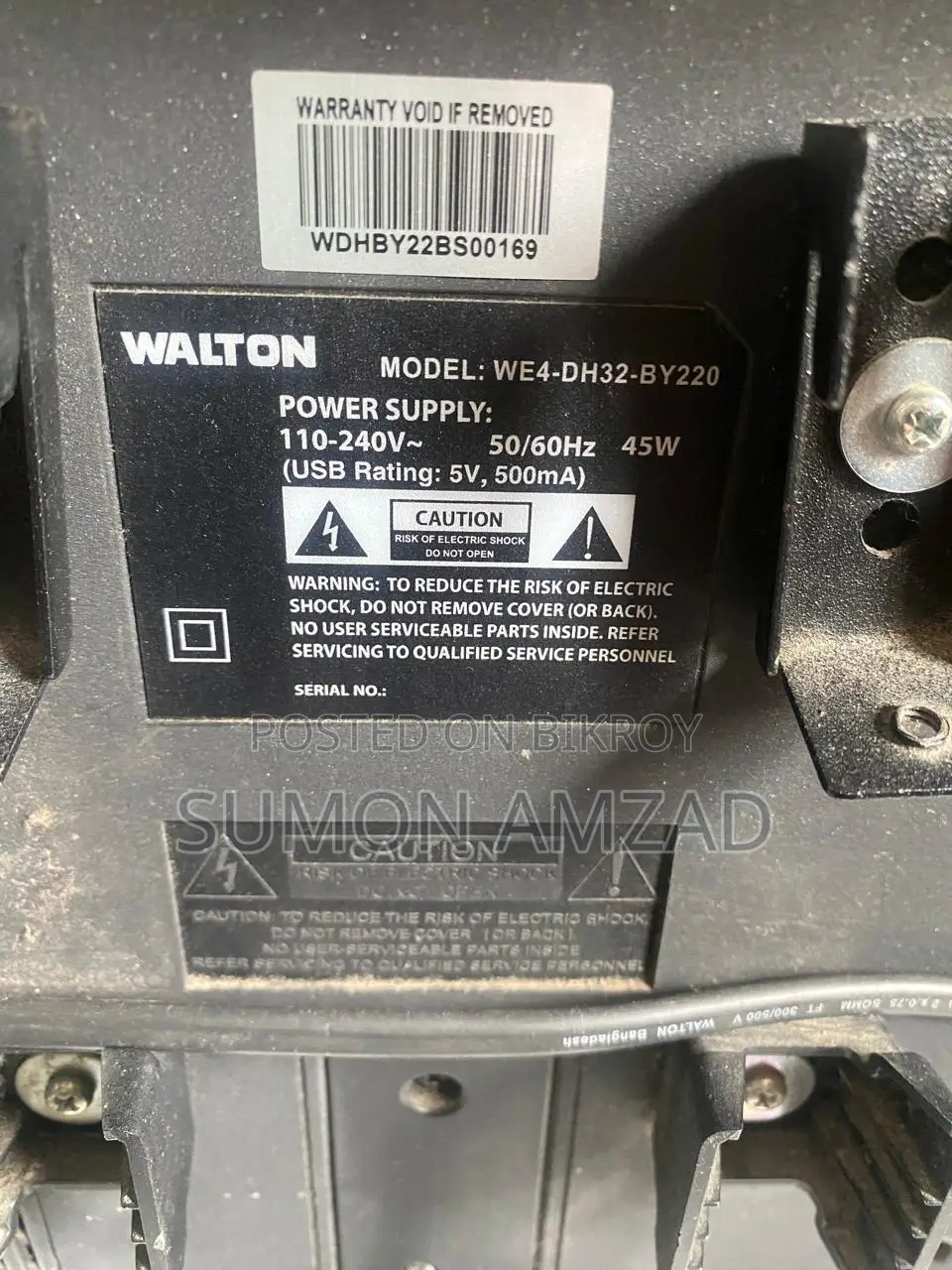 WE4-DH32-BY220 (813mm) Smart Walton HD LED TV