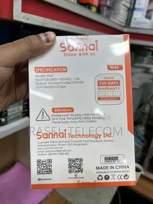 Sanmai 45W GaN Fast Charger (PD + QC Support) – Brand New with Warranty
