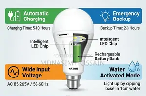 Nation Rechargeable LED Bulb