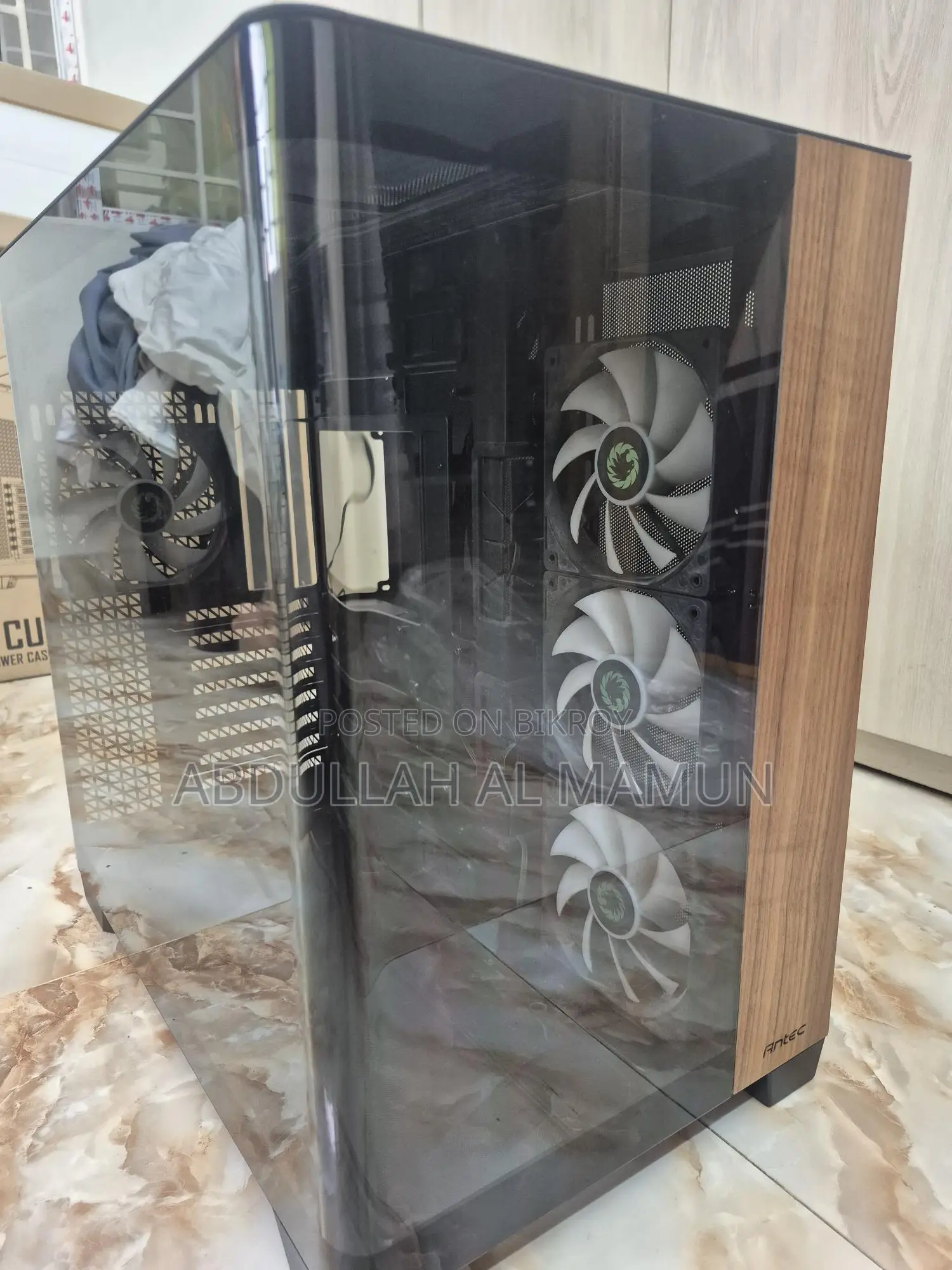 C8 Curve Wood Full Tower Case