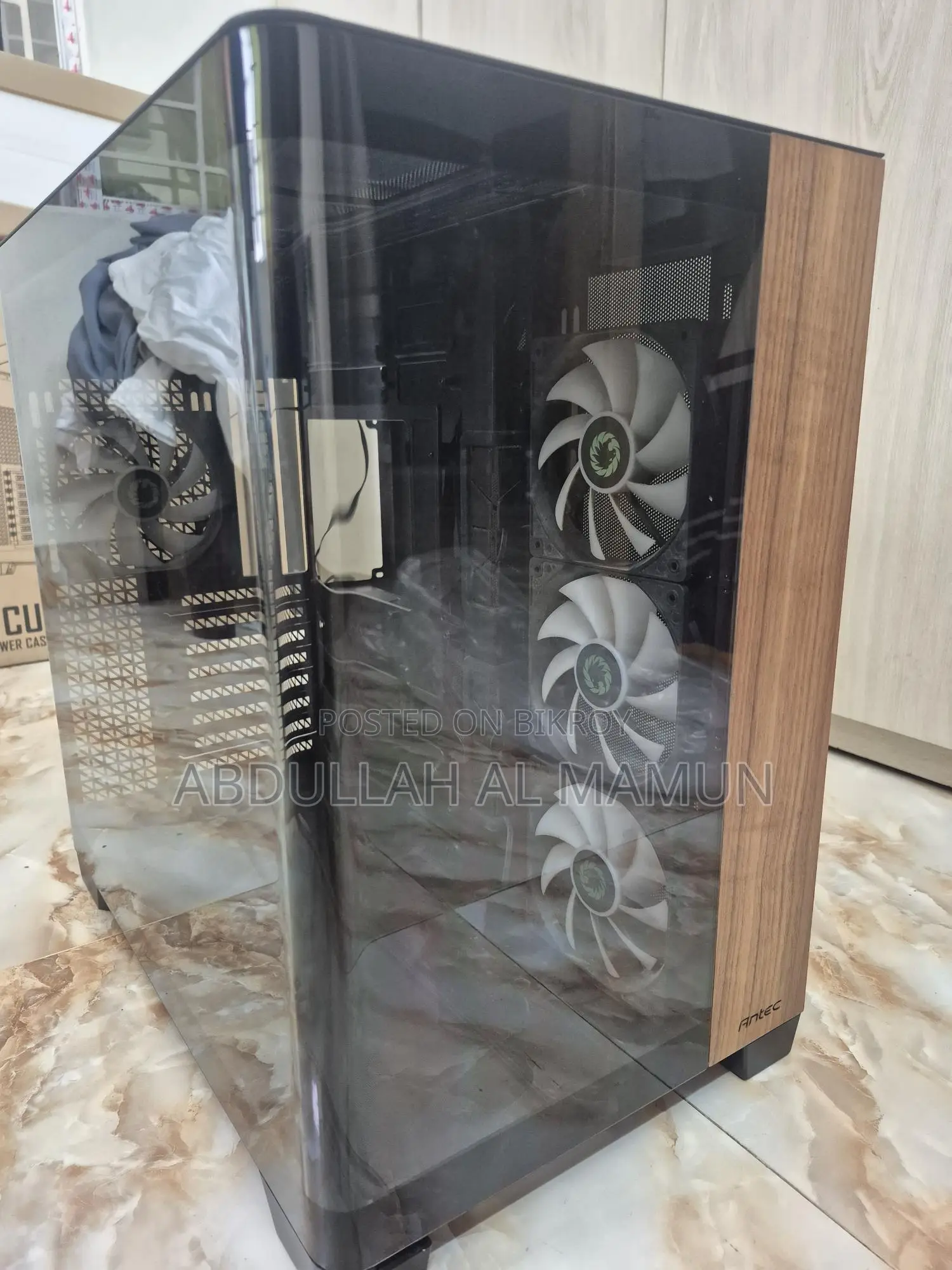 C8 Curve Wood Full Tower Case