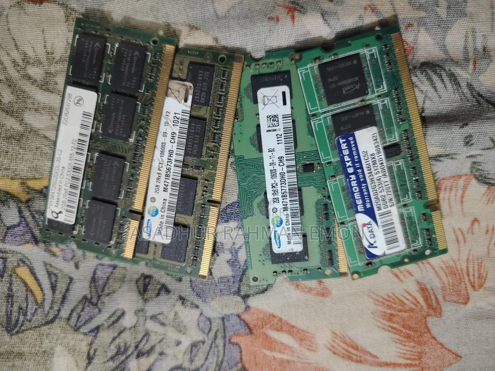 Laptop Ram Ddr2/ Ddr3 2gb