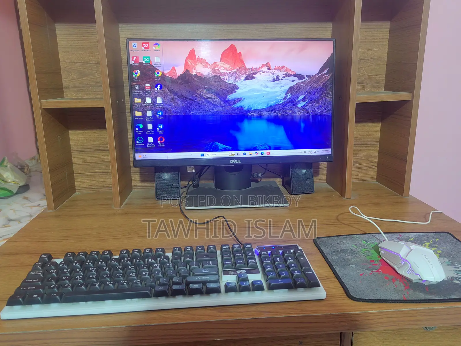 I3 4gen 16 Gb/128gb SSD with 22 Inch Boderless Monitor