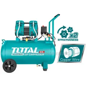 TOTAL 50 Litre Air Compressor – Heavy Duty for Spraying